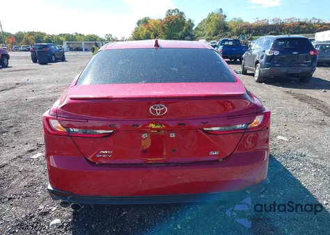 2025 Toyota Camry Se z USA, uszkodzony, nr VIN 4T1DBADK1SU019483